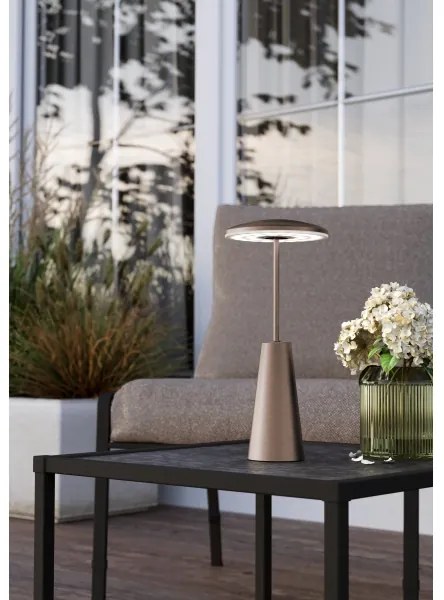 Eglo 900924 - LED Dimmelhető kültéri lámpa PICCOLA 2,8W/5V 5200mAh IP54 bézs