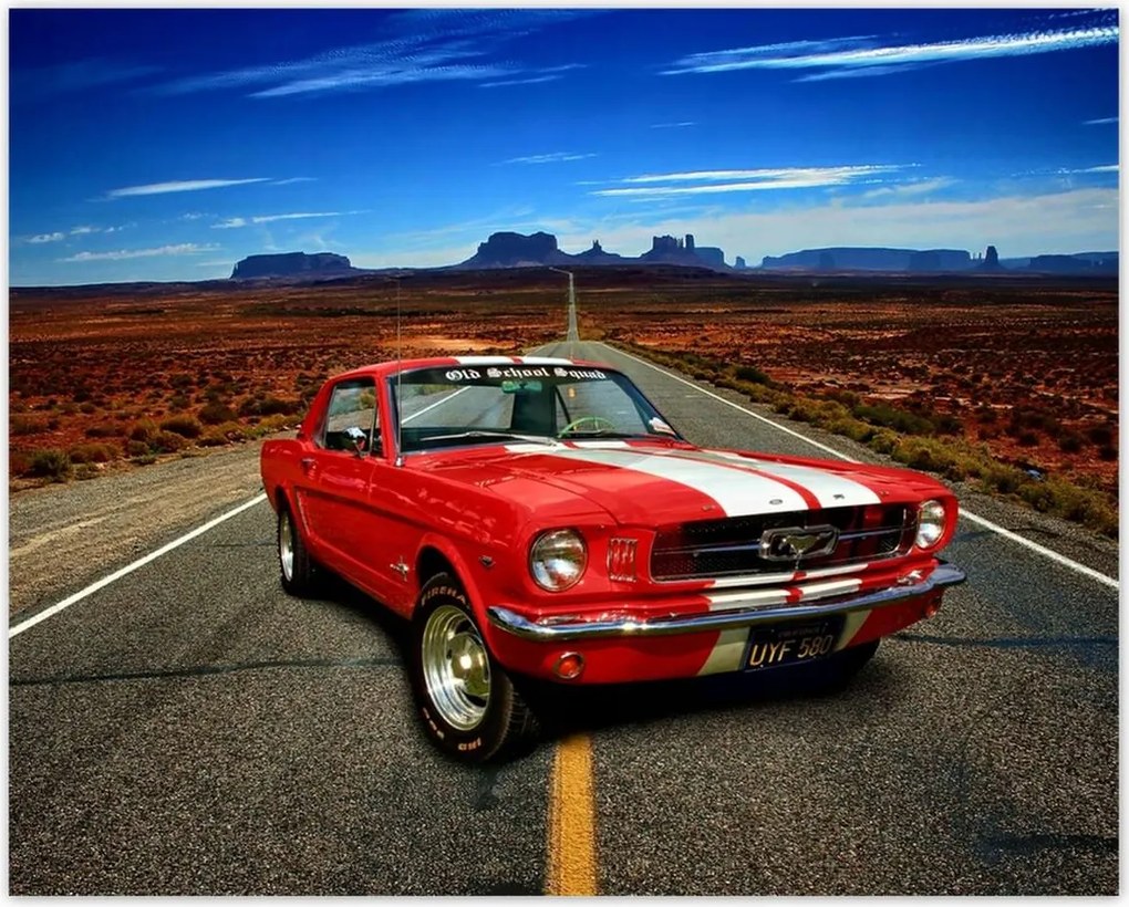 Poszterek 50x40 Ford Mustang Autópálya
