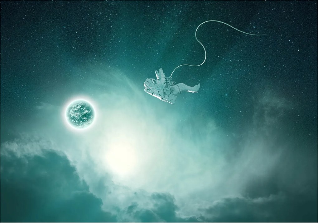 Flizelin fotótapéta Asztronauta Kozmosz Bolygók Csillagok 368x254 +ragasztó