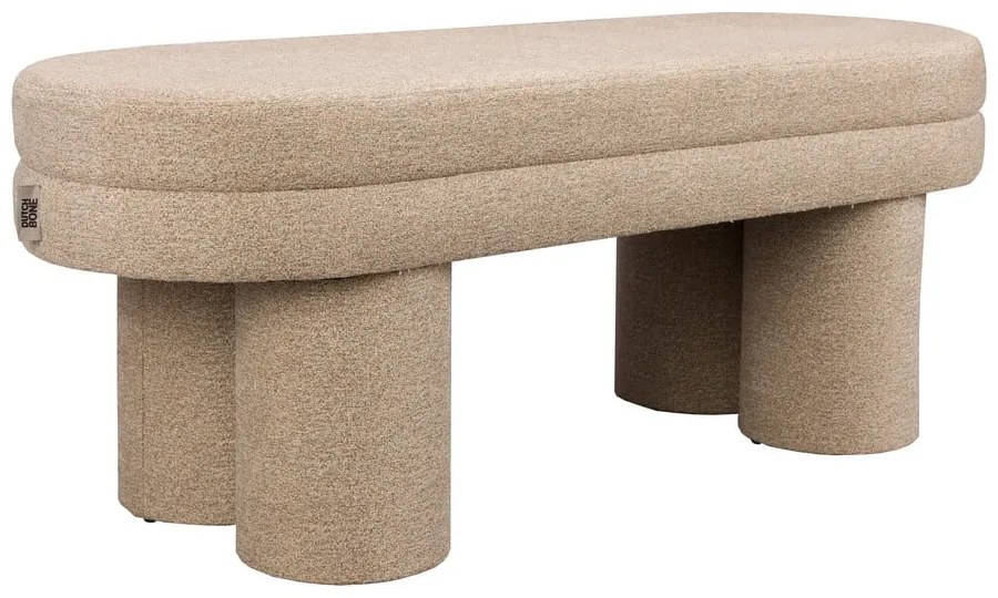 Bézs buklé pad Fern – Dutchbone