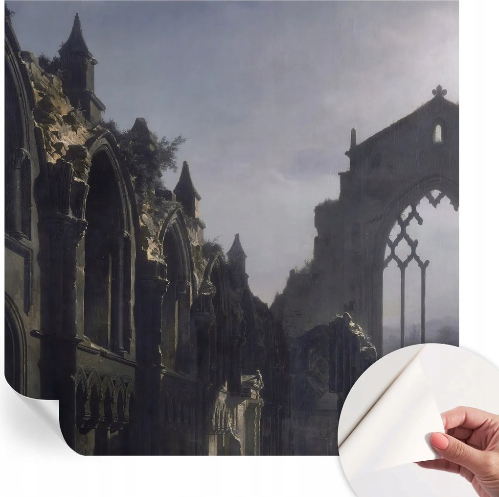 Fotótapéta Fali tapéta Hálószobába és Nappaliba Gótikus romok 250x250 cm