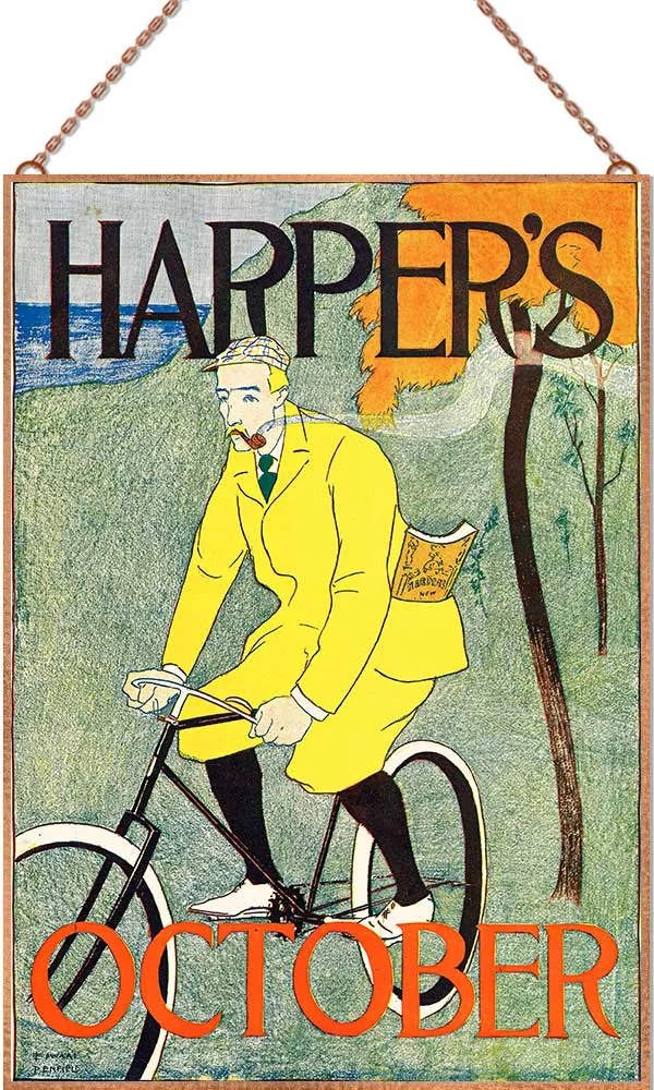 Edward Penfield-Harper&#039;s October üvegkép, falikép