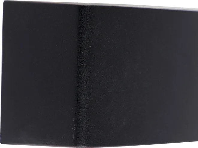 Modern kültéri fali lámpa fekete IP44 - Latina