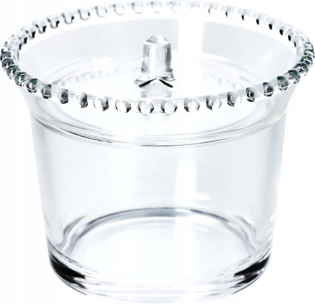 Cukortartó Cukrászda Fedéllel Üveg Cukortartó Elegáns