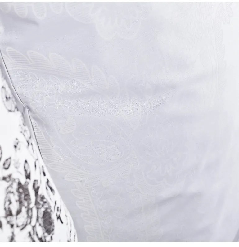 EMI Benard fehér ágyneműhuzat, A kibővített egyszemélyes ágy szett tartalma: 1x 140x220 + 1x 70x90