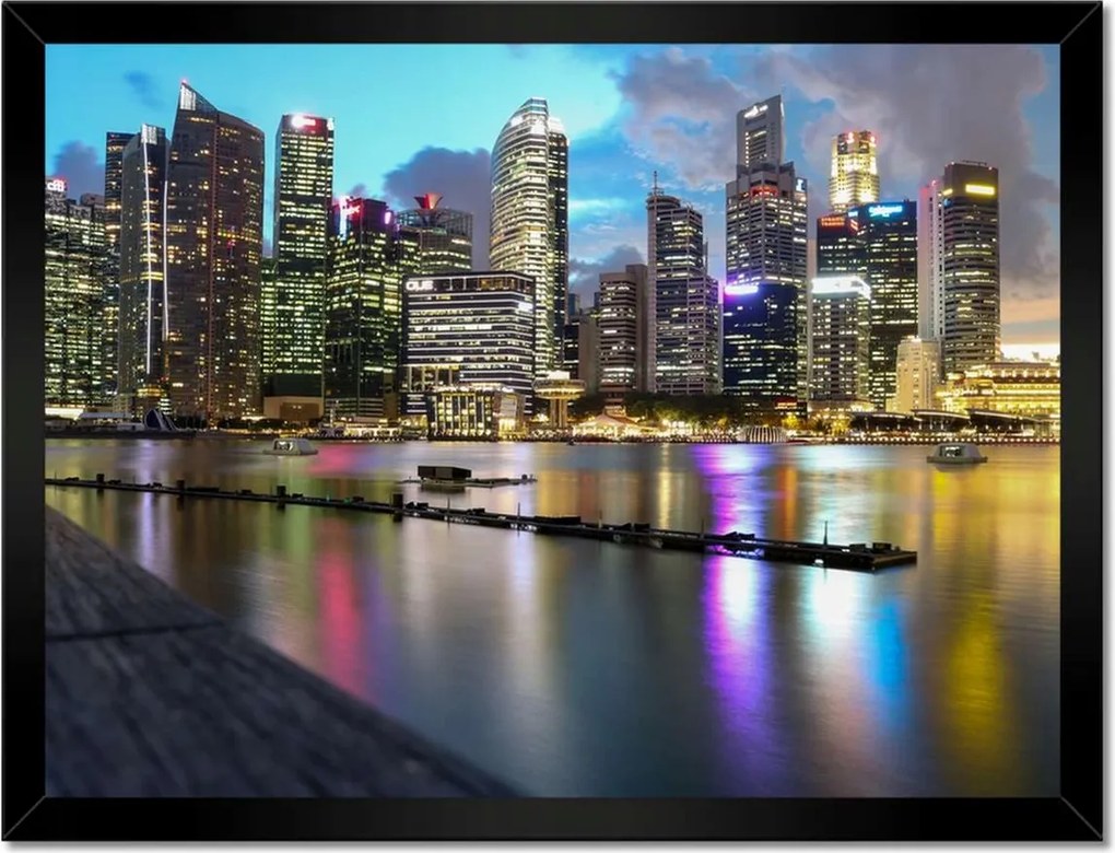 Poszterek keretben 40x30 Városi táj Kilátás