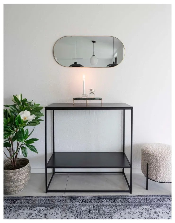 Krémszínű műszőrme puff Alford – House Nordic