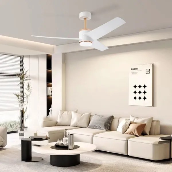 Immax NEO 07281L - LED+CCT Dimmelhető mennyezeti ventilátor BEAUTY 18W/230V Wi‑Fi Tuya + távirányító