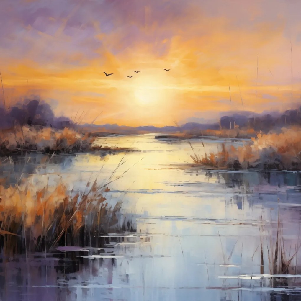 Poszter 100x100cm Nyugat a mocsarakban