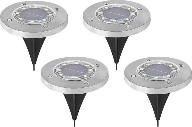 4 darabos készlet CLAVO napelemes LED lámpák 1xAAA 4000K IP44 300 mAh