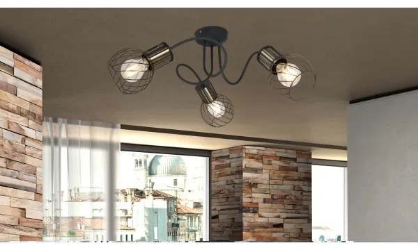 Globo 54013-3 - Csillár ARGUSTO 3xE27/40W/230V