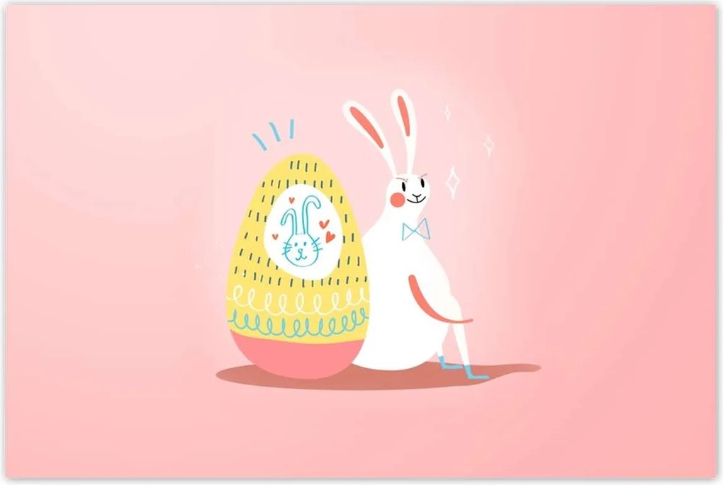 Poszterek 120x80 Nyuszi Húsvét