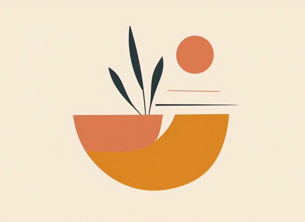 Poszter 55x40cm Minimalista Nyugat