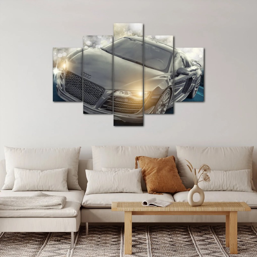 Audi autó képe - szürke (150x105 cm)