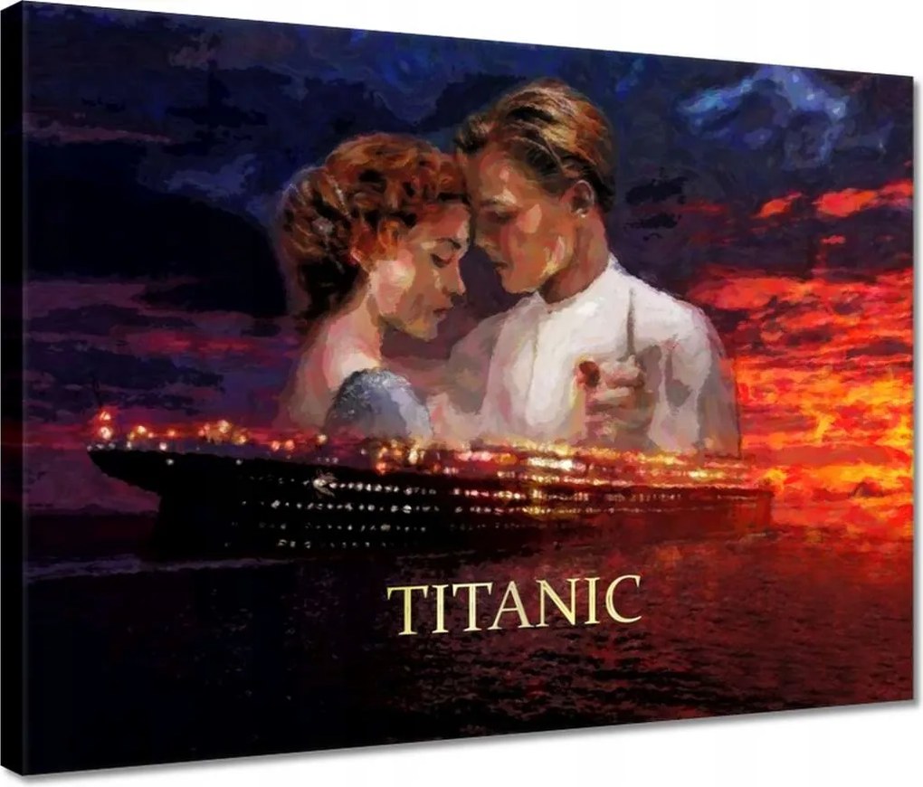 Vászonkép 40x30 Titanic Hajó Felirat