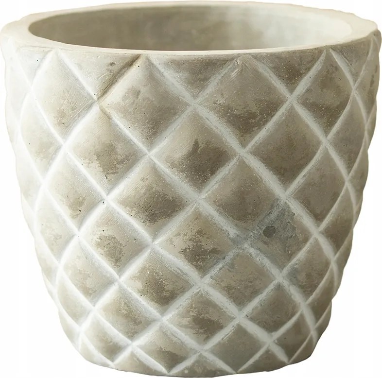 Rail Virágtartó beton szürke átm. 14cm