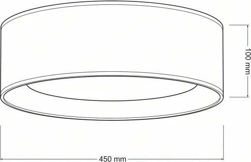 Brilagi-LED dimmelhető lámpa VELVET SM. VARI 24W/230V 3000-6500K átm. 45 cm krémszínű + távirányító