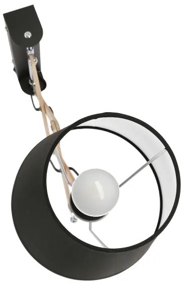 Fali lámpa MITO 1xE27/40W/230V fekete