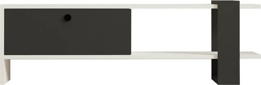 Funda antracit és fehér TV-asztal