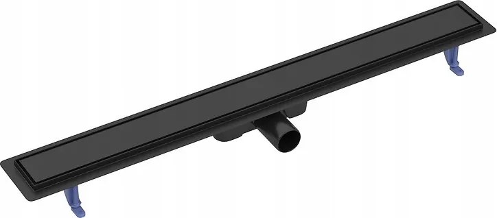 Lineáris lefolyó Cersanit Tako 90CM Kétoldalas Ráccsal Fekete Matt S907-020