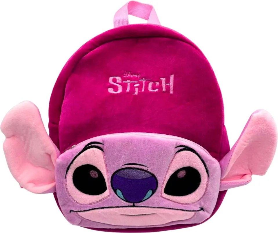 Disney Lilo és Stitch, A csillagkutya Angel 3D plüss hátizsák, táska 30 cm