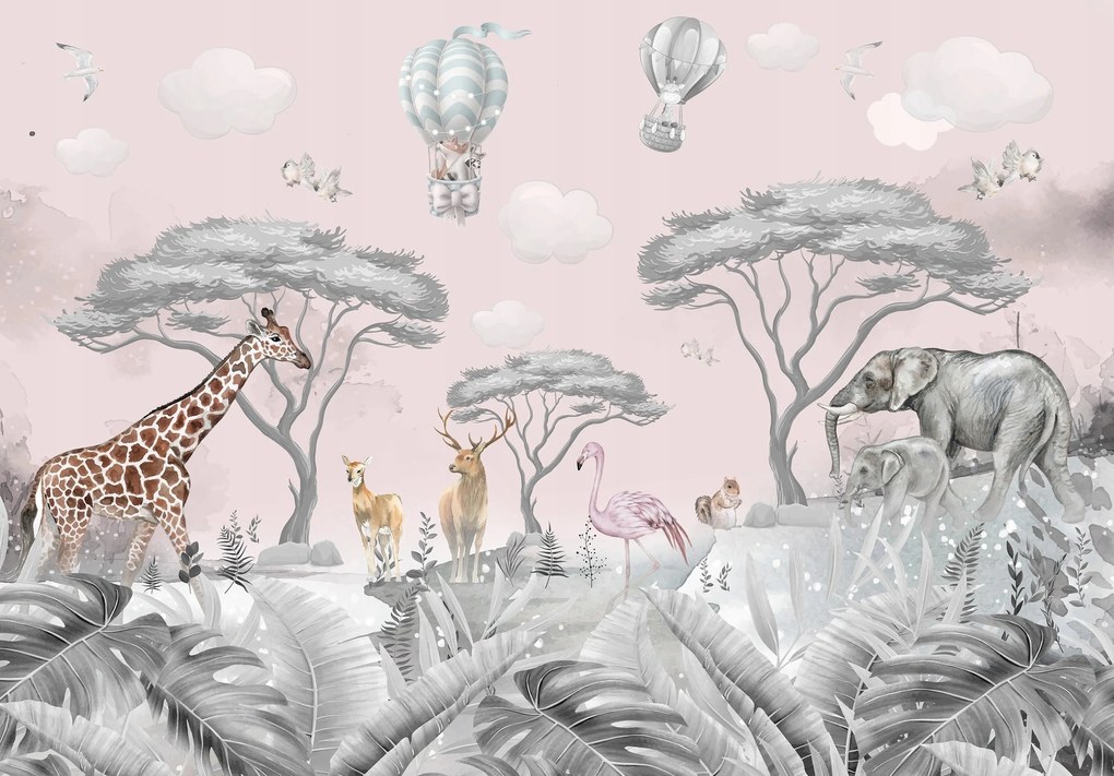 Fotótapéta tapéta Safari zsiráf tapéta 368 x 254