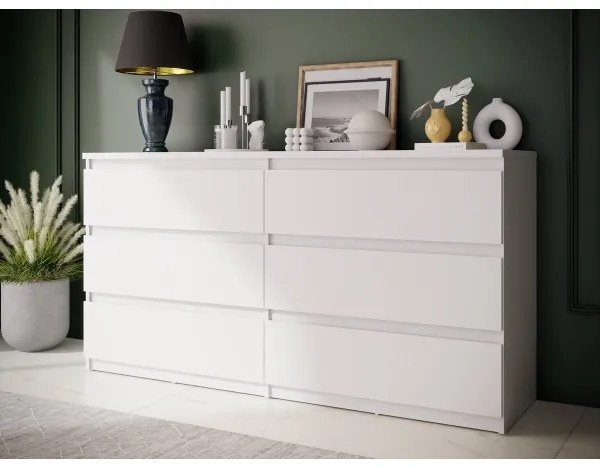 MAO fehér fiókos komód