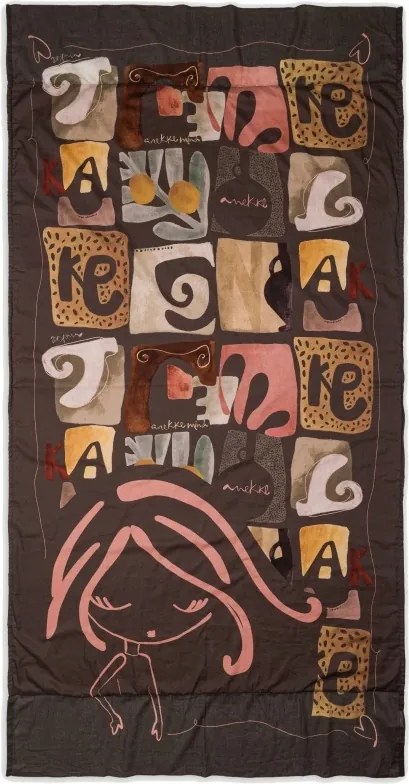 Anekke 42495-012 női törölköző csokoládé nagy ajándék