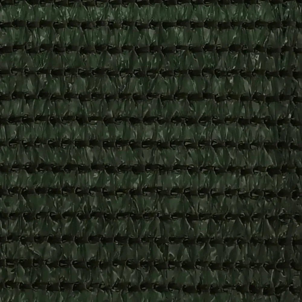 sötétzöld HDPE erkélytakaró 75 x 500 cm