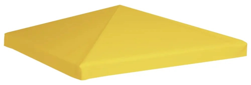 sárga pavilon-tetőponyva 270 g/m² 3 x 3 m