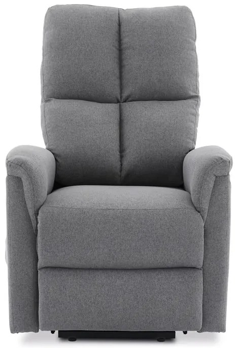 Elektromos vezérlésű szürke szövet dönthető fotel. TV-929 GREY2