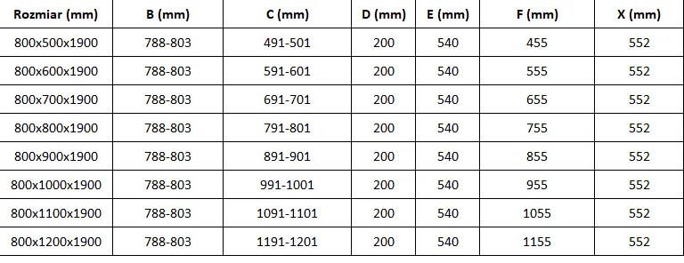Mexen Roma zuhanykabin 80x70cm, 6mm üveg, fekete profil-átlátszó üveg, 854-080-070-70-00