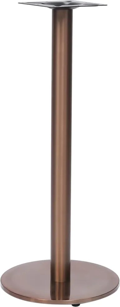 vidaXL aranyszínű rozsdamentes acél bisztróasztalláb Ø45 x 107 cm