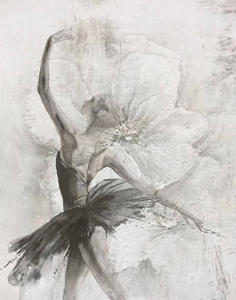 Fotótapéta Táncoló Balerina Festett 212cm X 270cm