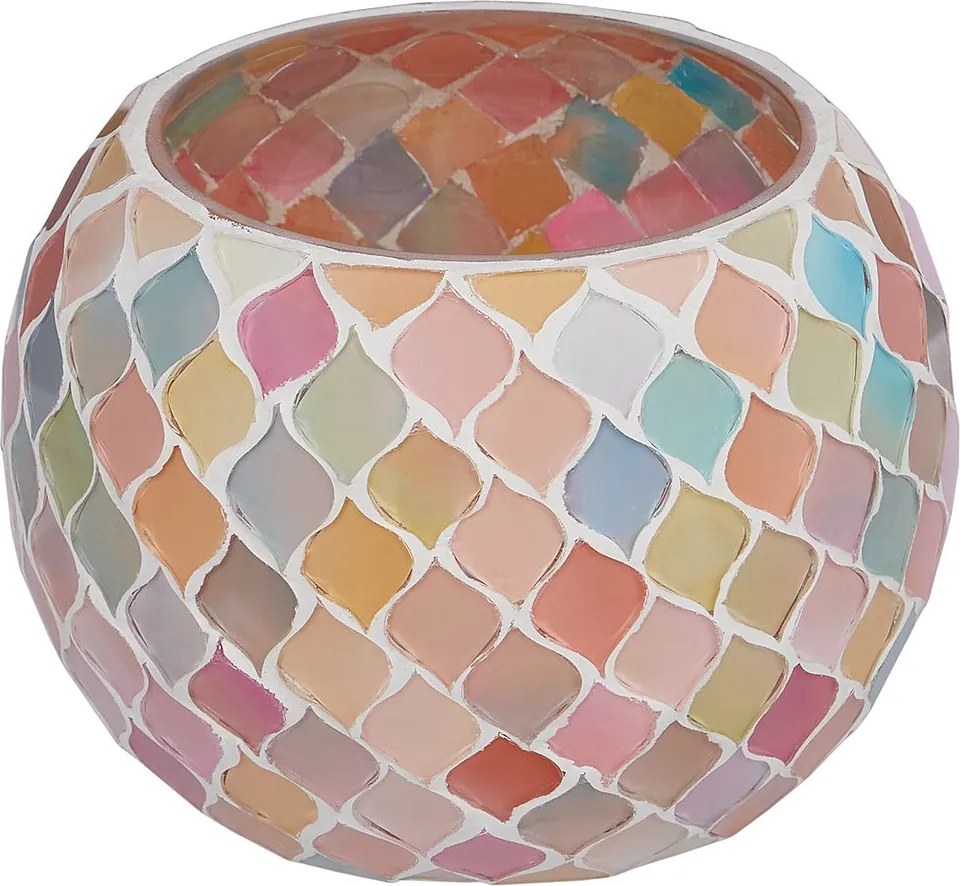 PASTEL LIGHTS mozaik mécsestartó Ø 12 cm