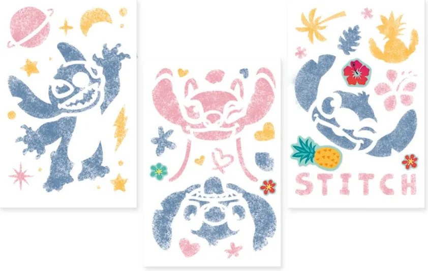 Disney Lilo és Stitch, A csillagkutya Aloha kreatív szett spray tollal