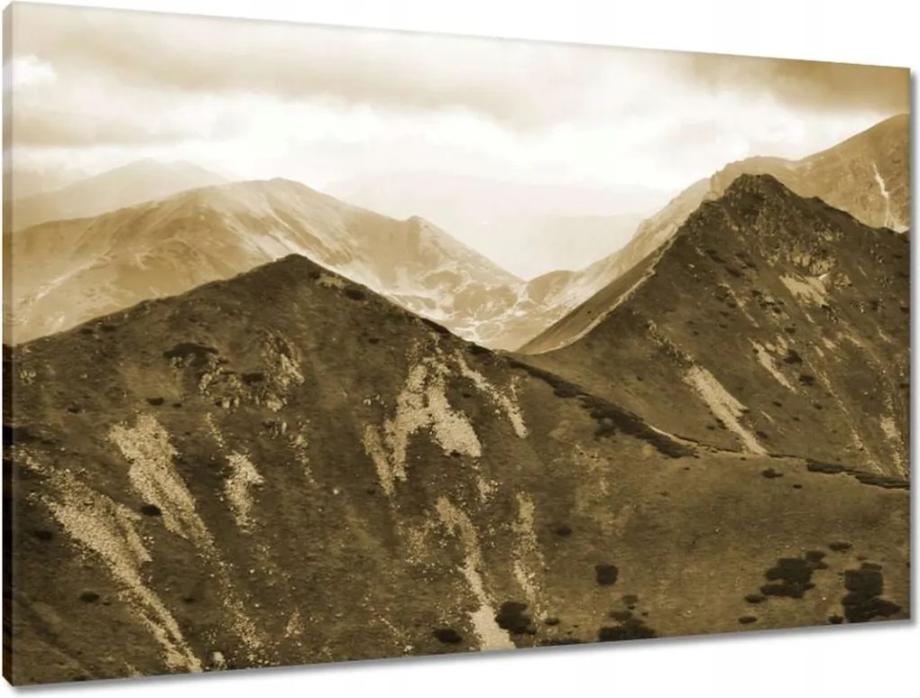 Vászonkép 90x60 Tátra Lengyel hegyek Kilátás