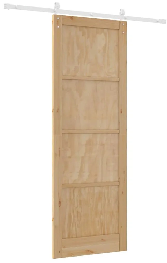 Csúszó Ajtó Természetes és fehér 83 x 232 cm