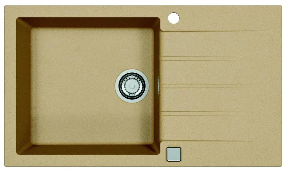 ALVEUS 1132029 - Mosogató CADIT 86x50 cm gránit/bézs