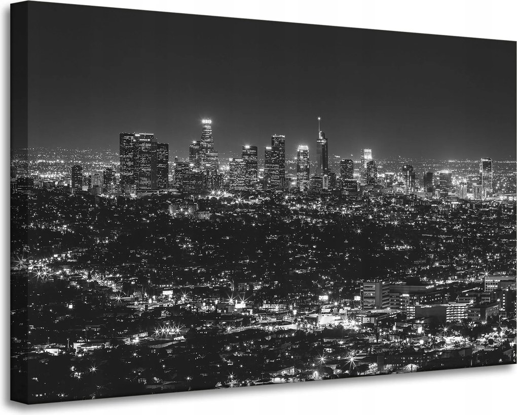 Los Angeles vászonkép fekete-fehér 90X60