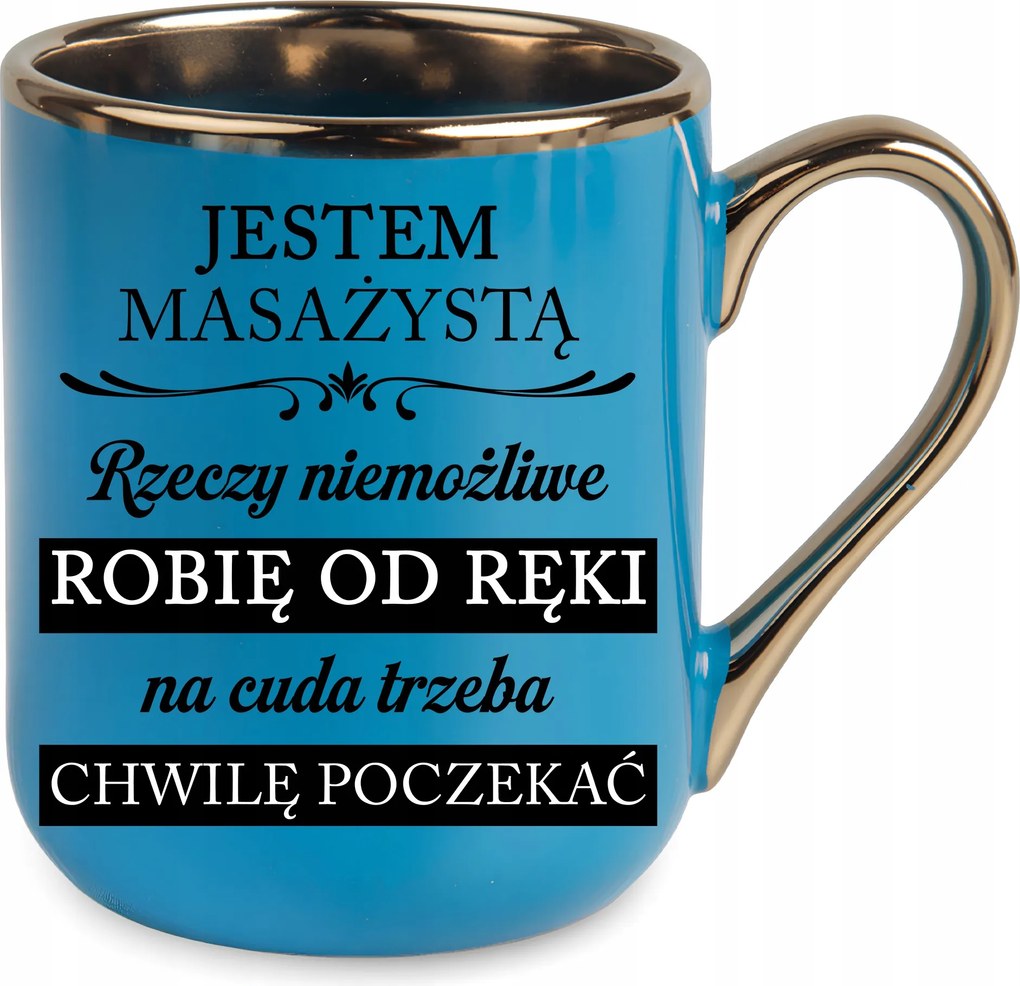 Bögre "elegáns" Ajándék Masszőrnek Lehetetlen Dolgokat Csinálok Kézből