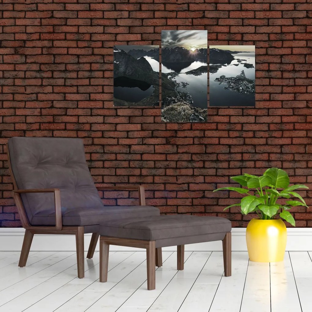 Kép - Norvég hegyek (90x60 cm)