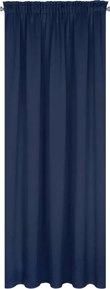 Sötétítő függöny szalaggal sötétkék Eurofirany