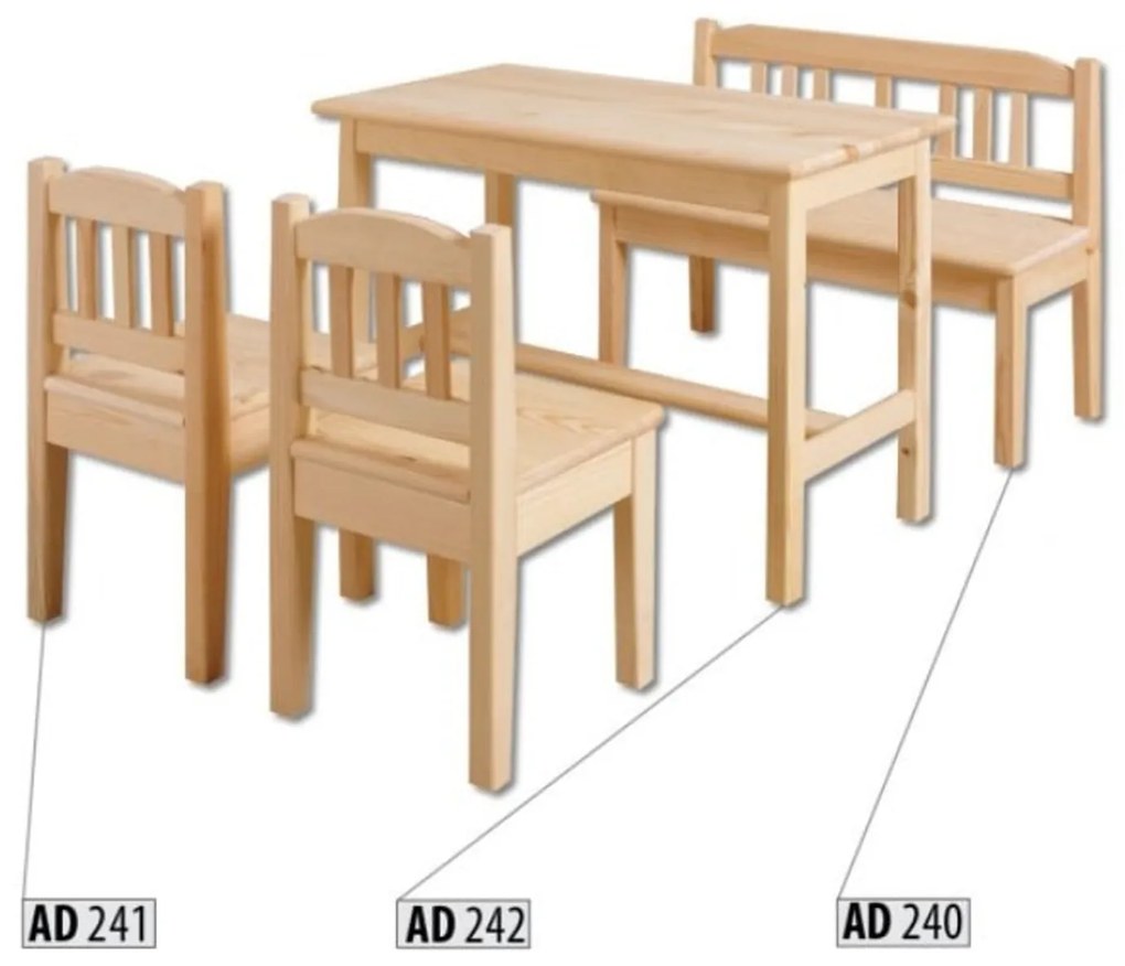 Gyermekpad AD240 Szürke