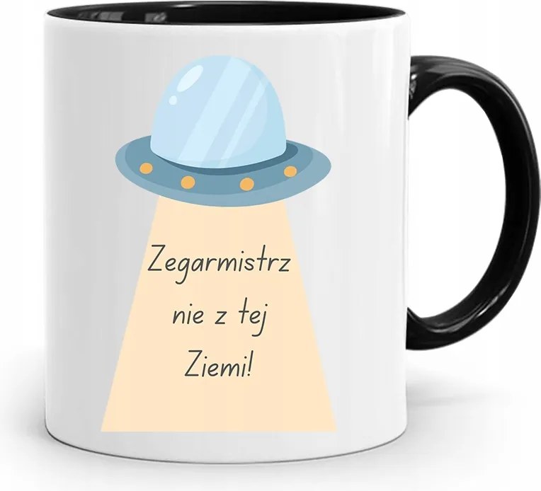 Fekete Óramester Bögre Nem Ebből A Földből Ajándék fényképes nyomattal