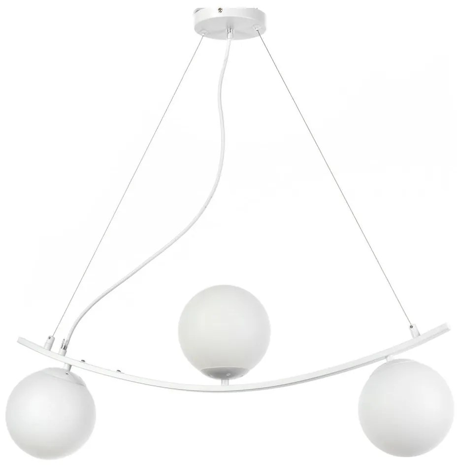 ONLI - Csillár zsinóron TRIO 3xE14/6W/230V fehér