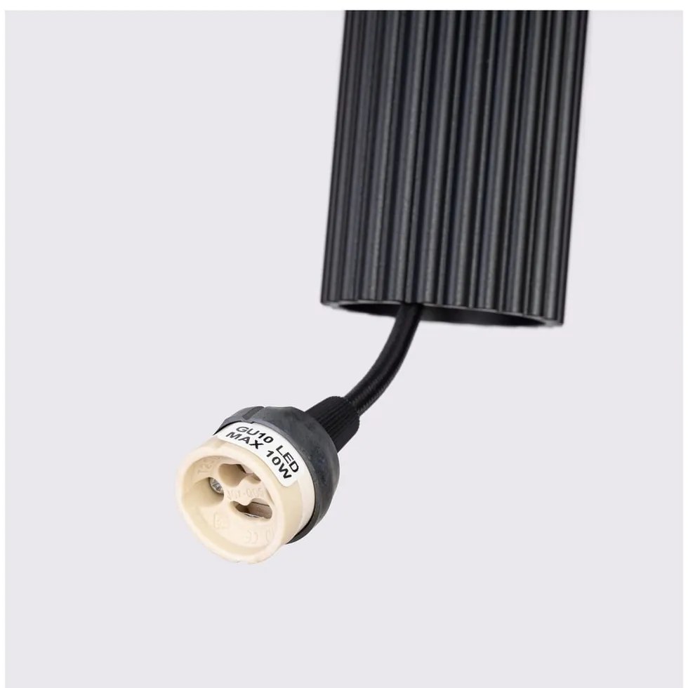 Fekete függőlámpa ø 19,5 cm Gleam – Sollux