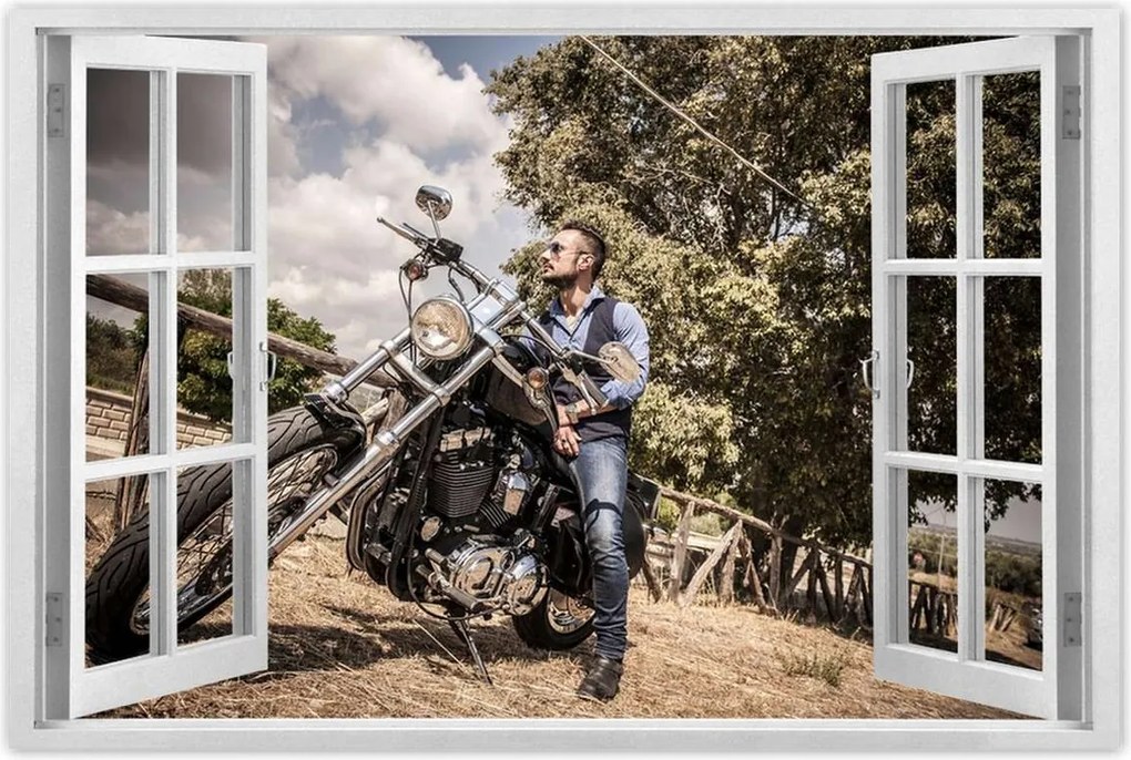 Poszterek 90x60 Motorkerékpár Klasszikus Motor