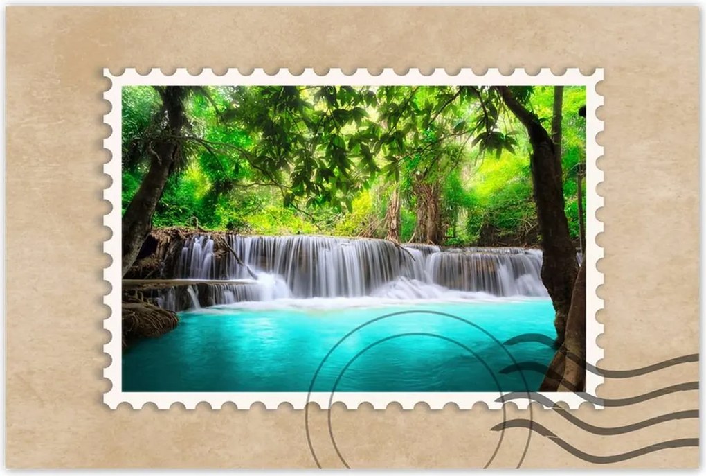 Poszterek 120x80 Vízesés Ázsiában