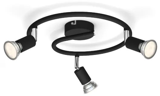 Philips - Spotlámpa LIMBALI 3xGU10/50W/230V fekete